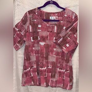 Denim & Co short sleeve top